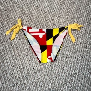 Maryland Flag Bikini Bottoms